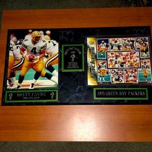 1995 NFL Packers/Favre Commemorative Plaque